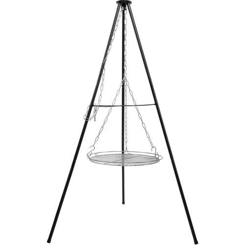 Trípode para fogueira com grelha, 150 cm  - 1 