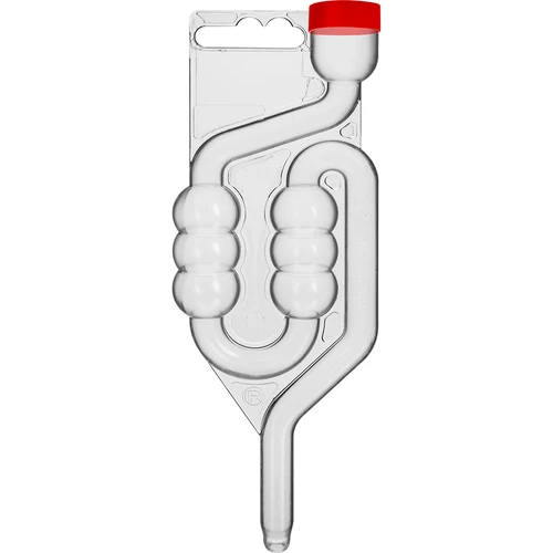Tubo de fermentação de 6 câmaras com rolha protetora  - 1 