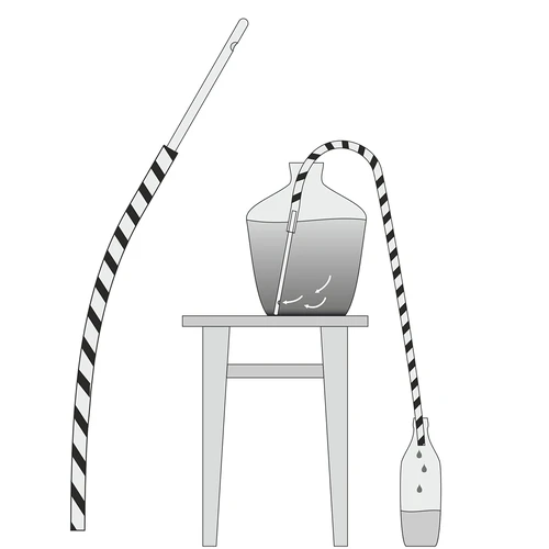 Tubo para decantação de vinho - 5
