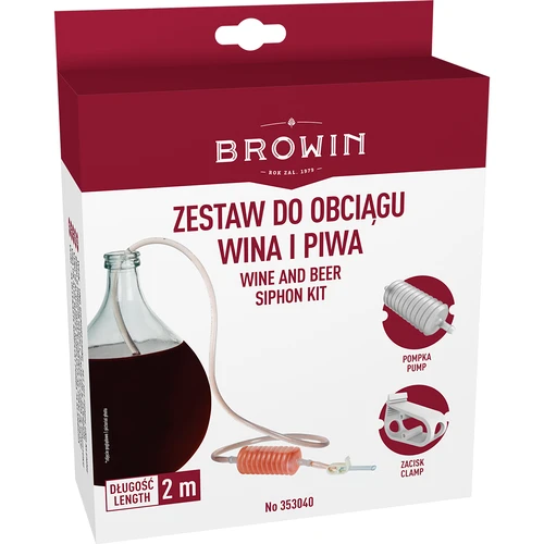 Tubo para trasfega de vinho com bomba - 4