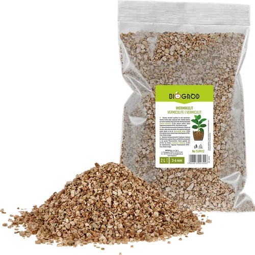 Vermiculita para plantas em vaso e jardinagem, 2 L