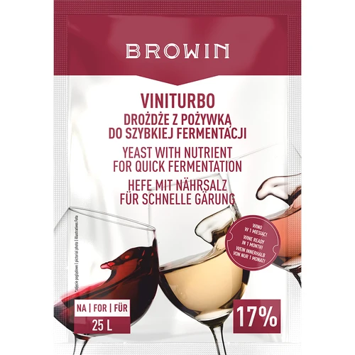 ViniTurbo - fermento para fermentação rápida, 20 g  - 1 