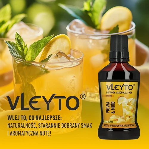 VLEYTO Marmelo & Mel – essência de sabor com aromas naturais, 250 ml - 6