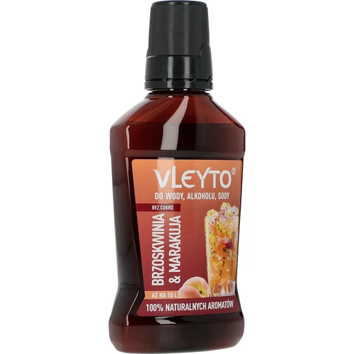 VLEYTO Pêssego & Maracujá – essência aromática com aromas naturais, 250 ml - 3