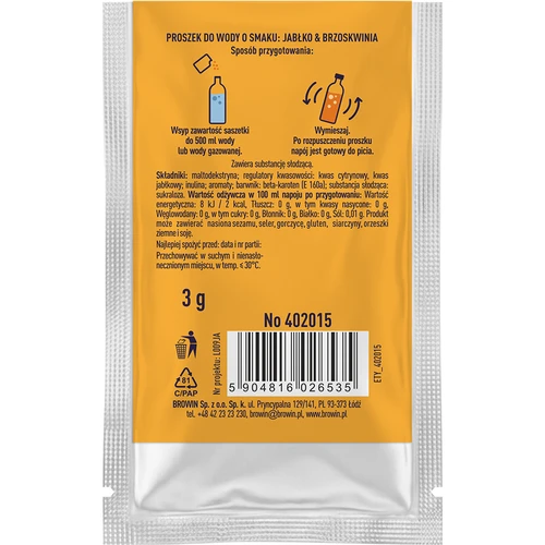Vsypto Apfel-Pfirsich – Set 15 x 3 g - 4