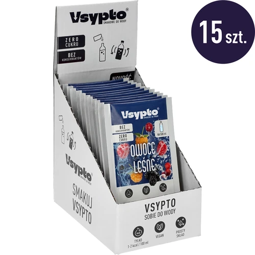 VSYPTO com sabor a frutos silvestres, 3 g - 9