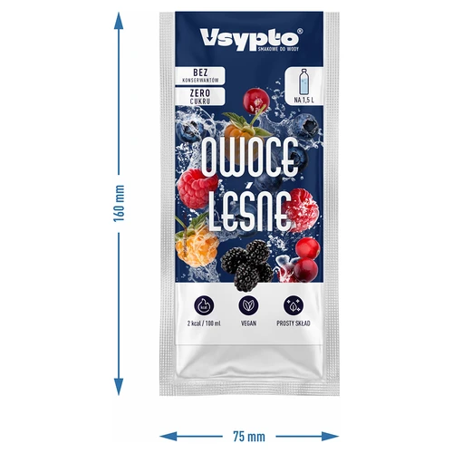 VSYPTO com sabor a frutos silvestres, 9 g - 4