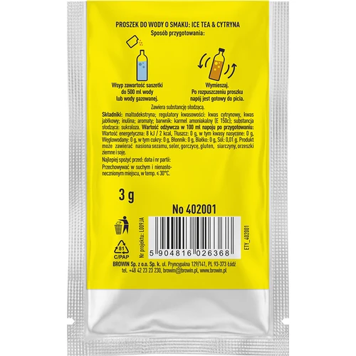 VSYPTO com sabor a Ice Tea Limão, 3g - 3