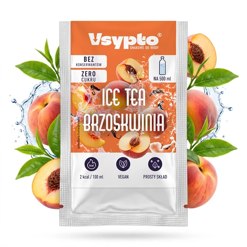 VSYPTO com sabor a Ice Tea Pêssego, 3 g