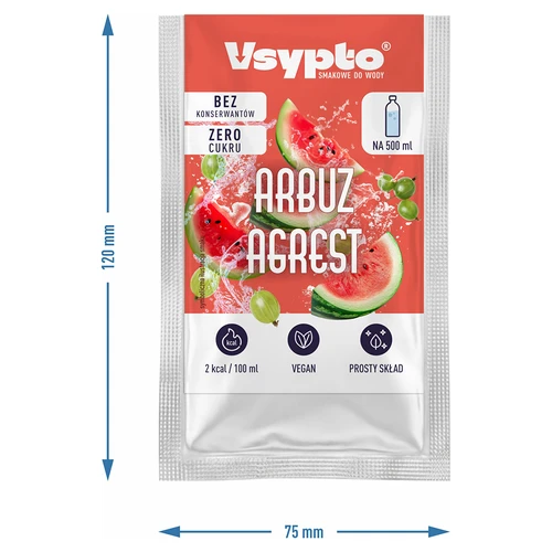 VSYPTO com sabor a Melancia e Groselha-Espim, 3 g - 4