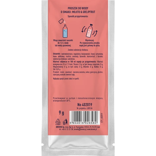 VSYPTO com sabor a Mojito Toranja, 9 g - 3