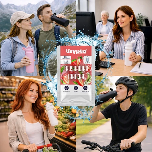 VSYPTO com sabor a Morango e Matcha, 3 g - 7