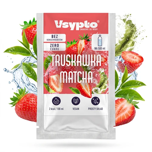 VSYPTO com sabor a Morango e Matcha, 3 g