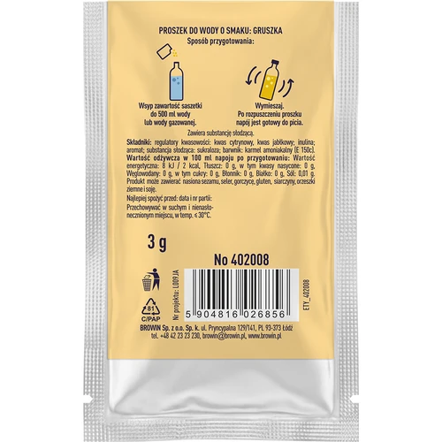 VSYPTO com sabor a pera, 3 g - 3