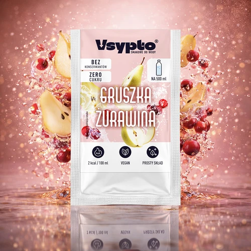 VSYPTO com sabor a Pera & Oxicoco, 3 g