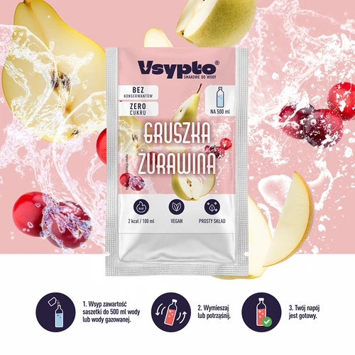 VSYPTO com sabor a Pera & Oxicoco, 3 g - 5