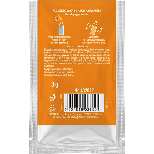 VSYPTO com sabor a tangerina, 3 g - 3