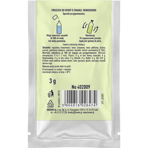 VSYPTO com sabor a uva, 3 g - 3