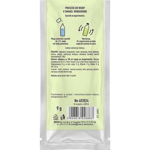 VSYPTO com sabor a uva, 9 g - 3