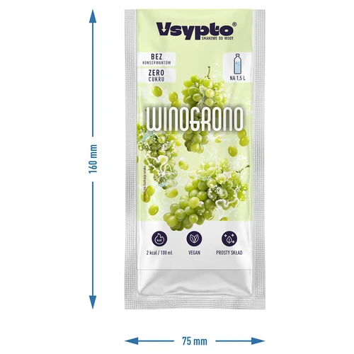 VSYPTO com sabor a uva, 9 g - 4