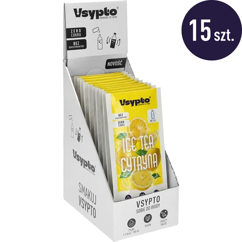 Vsypto Ice Tea Limão - pack 15x9 g