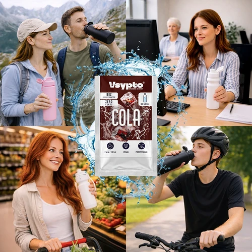 VSYPTO sabor cola - pó aromatizante para água, 3 g - 7