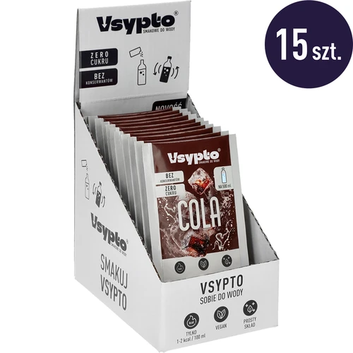 VSYPTO sabor cola - pó aromatizante para água, 3 g - 9