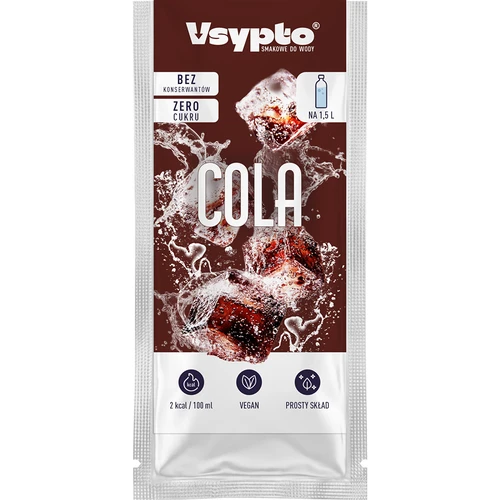 Vsypto sabor cola - pó saborizante para água, 9 g - 2