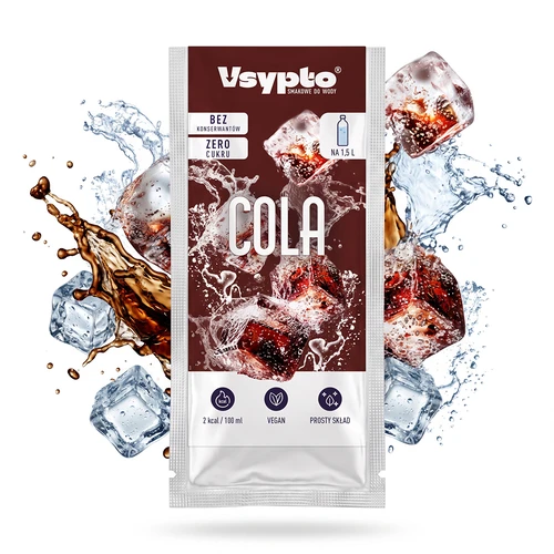 Vsypto sabor cola - pó saborizante para água, 9 g