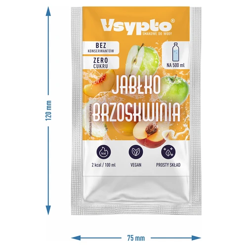 VSYPTO sabor Maçã Pêssego, 3 g - 4