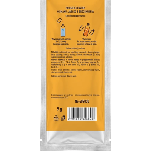 Vsypto sabor Maçã-Pêssego, 9g - 3