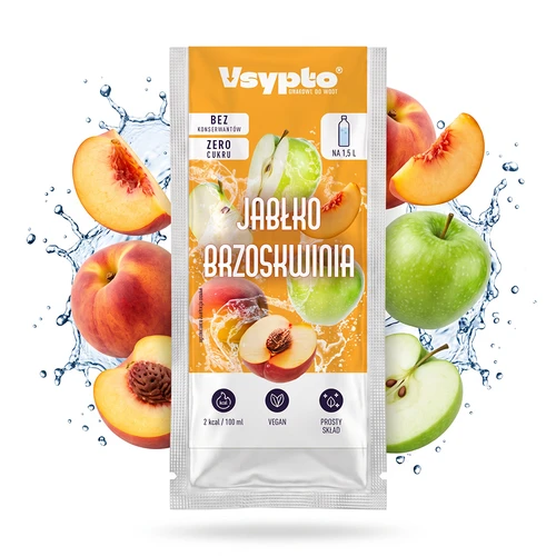Vsypto sabor Maçã-Pêssego, 9g