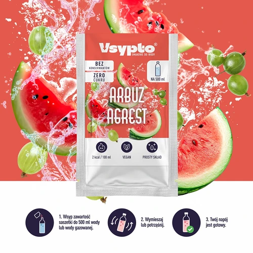 VSYPTO sabor Melancia & Uva-Espim, 3 g - 5