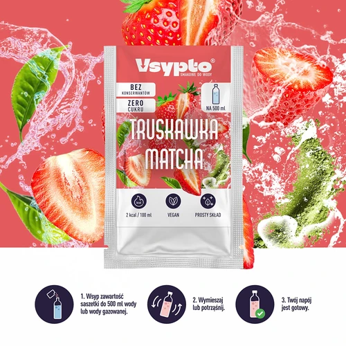 VSYPTO sabor Morango Matcha, 3 g - 5