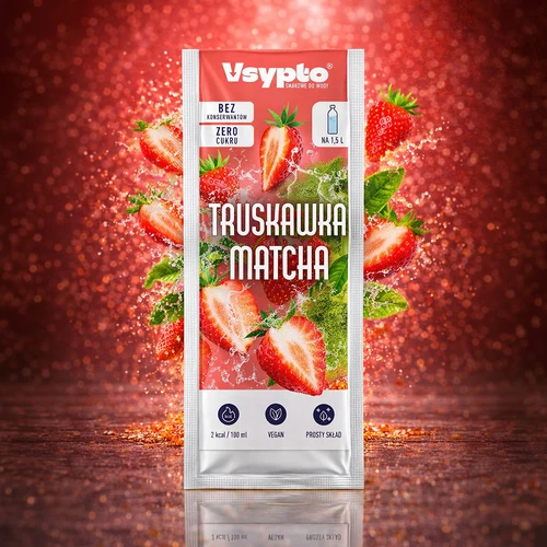 VSYPTO sabor Morango Matcha, 9 g