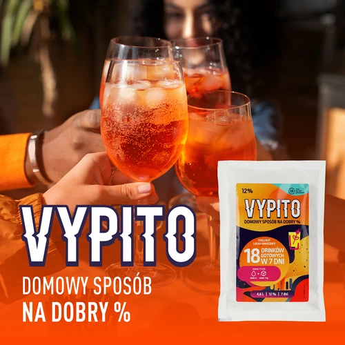 VYPITO 12%, sachê para 18 bebidas - Chillout levemente frutado, 126 g - 6