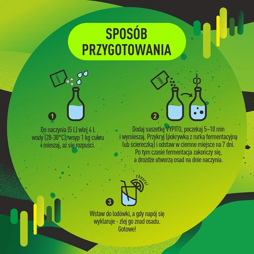 VYPITO 12%, sachê para 18 bebidas - Energy drink, 126 g - 5