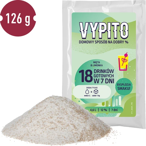 VYPITO 12%, saqueta para 18 cocktails – Hortelã-Lima, 126 g - 3