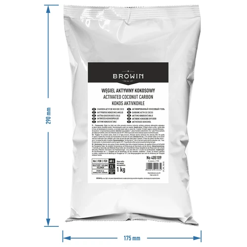 Węgiel aktywny kokosowy 1 kg x 2 - zestaw - 5