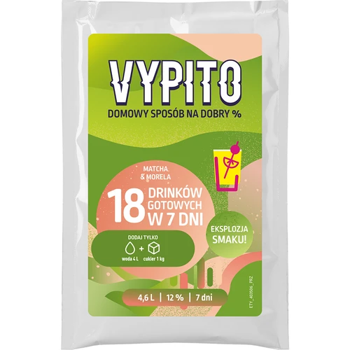 Zestaw imprezowy - Vypito Matcha i morela - 2