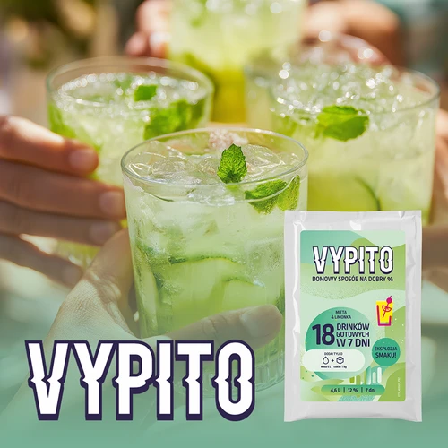 Zestaw imprezowy - Vypito Mięta i limonka - 10