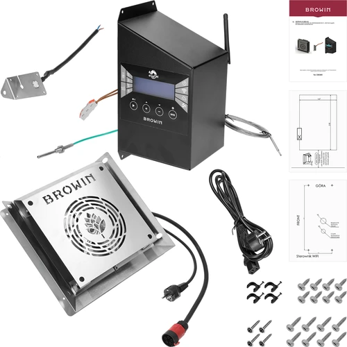 Zestaw modułów ze sterownikiem Wi-Fi -dragON IQ 2,7 kW, do wędzarni ogrodowych - 2