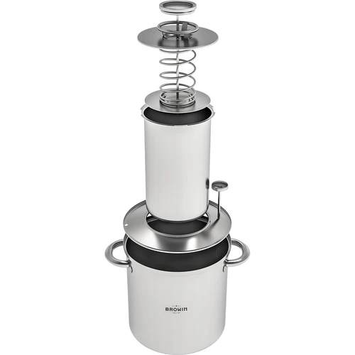 Zestaw z płaszczem wodnym-szynkowar 1,5 kg + garnek - 2