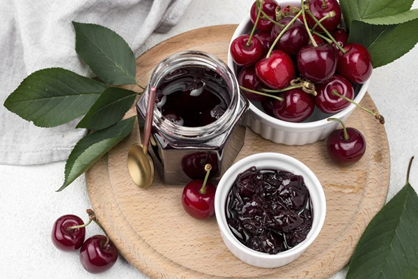 Compota caseira de ginja