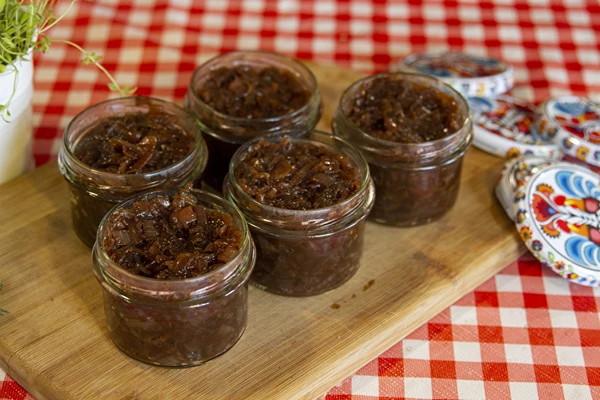 Compota de cebola roxa