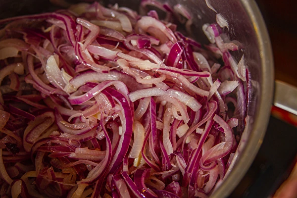 Compota de cebola roxa