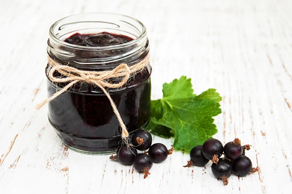 Compota de groselha preta e maçã