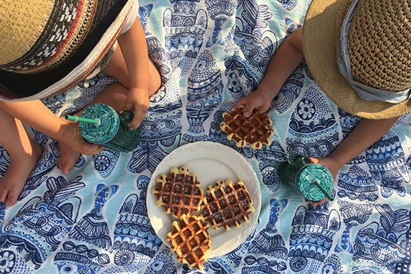 Deliciosos gofres levedados