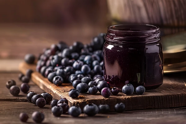 Doce caseiro de mirtilo com pectina - menos açúcar, mais fruta!