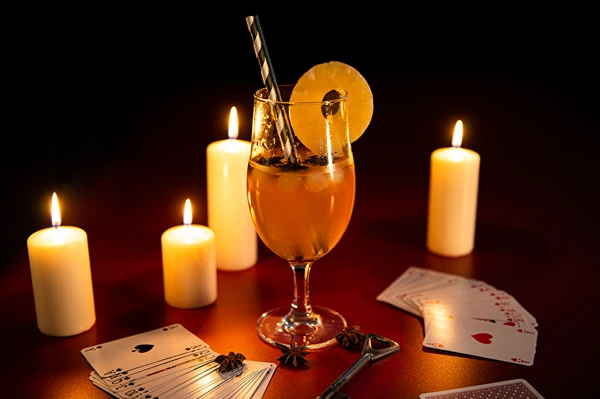 Feitiço de ananás - drink para a Noite de Santo André